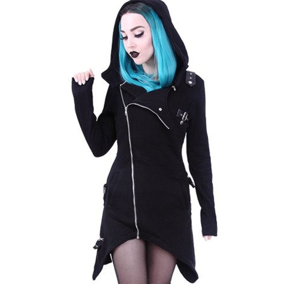 Restyle Jackets & Blazers - ISO Restyle Asymmetic Hoodie in sizes XS/S/M